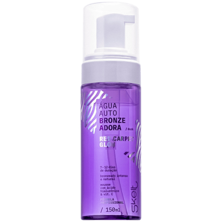Água Autobronzeadora Red Carpet Glow Dark Skelt 150ml