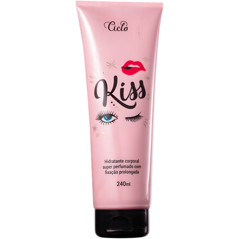 Loção Hidratante Corporal Kiss Ciclo Cosméticos 240ml