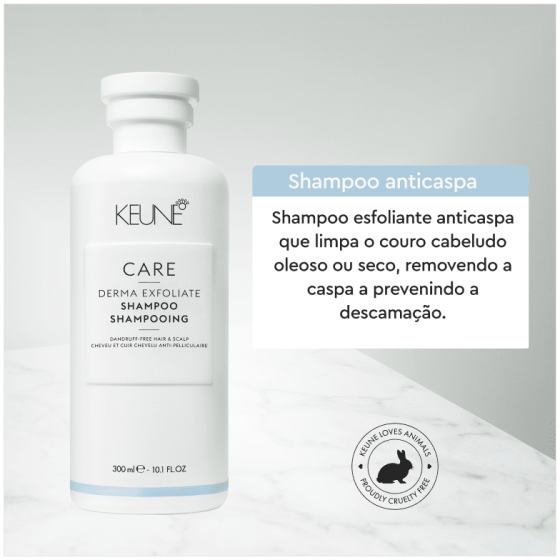 Shampoo Derma Exfoliate Keune 300ml - Imagem 2