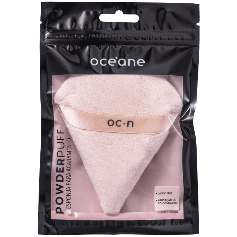 Esponja para Pó Powder Puff Rosa Océane - Imagem 2
