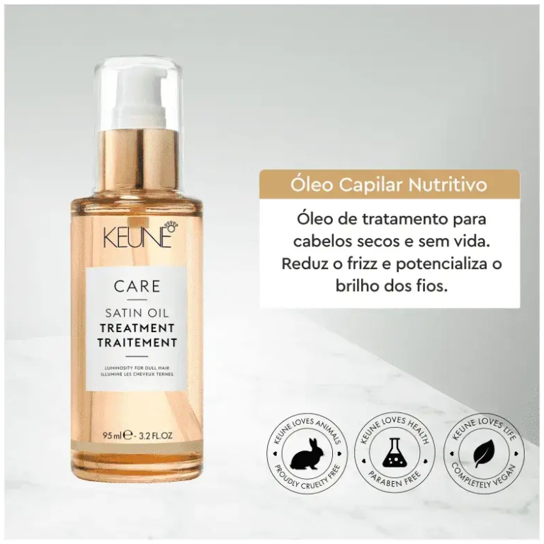 Óleo Capilar Oil Treatment Satin Oil Keune 95ml - Imagem 2