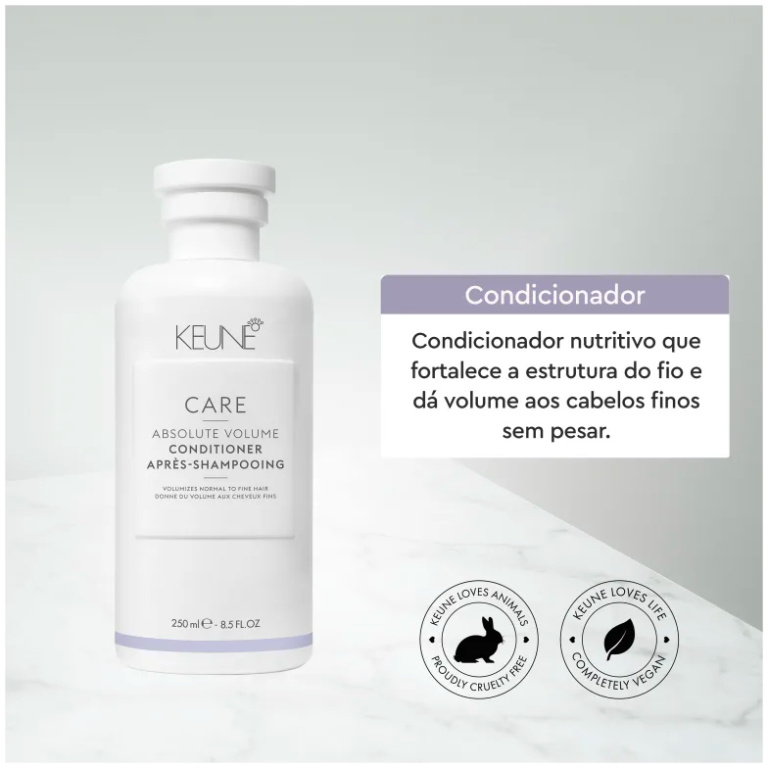 Condicionador Absolute Volume Keune 250ml - Imagem 2