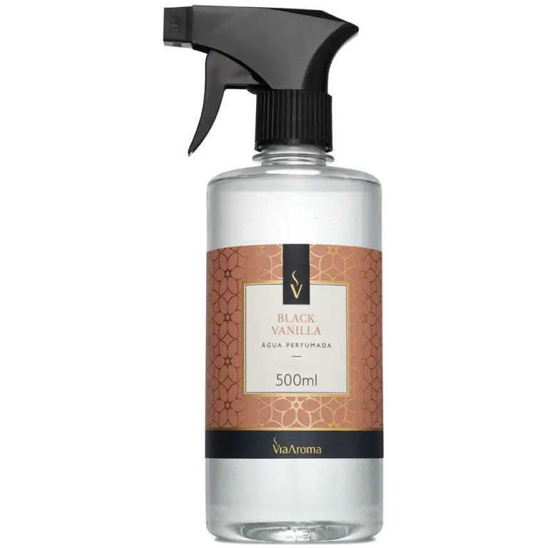 Água Perfumada Black Vanilla Via Aroma 500ml