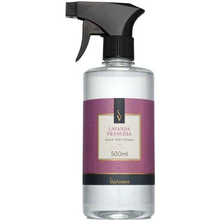 Água Perfumada Lavanda Francesa Via Aroma 500ml