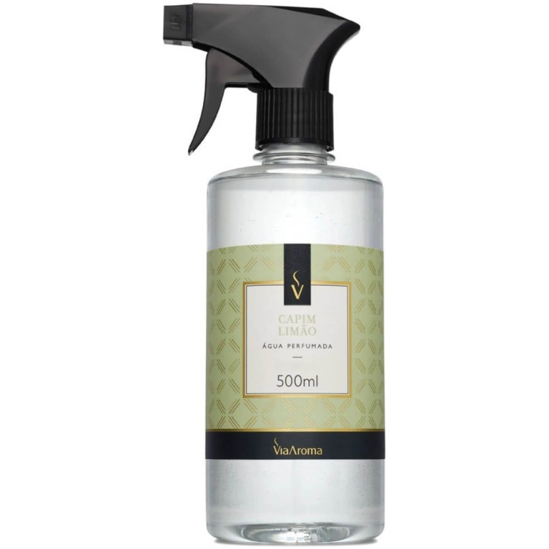Água Perfumada Capim Limão Via Aroma 500ml