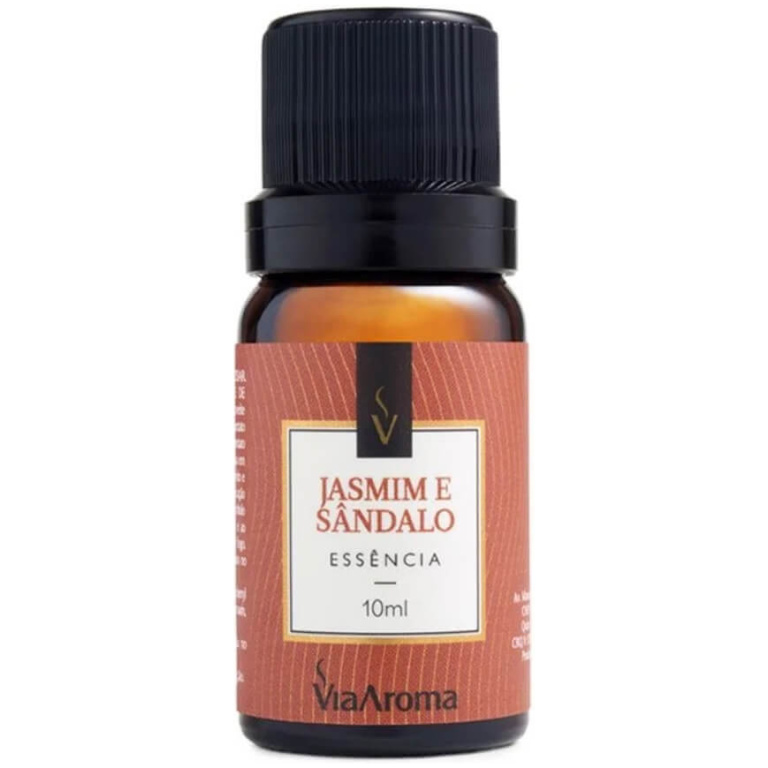Essencia Clássica Jasmim e Sândalo Via Aroma 10ml