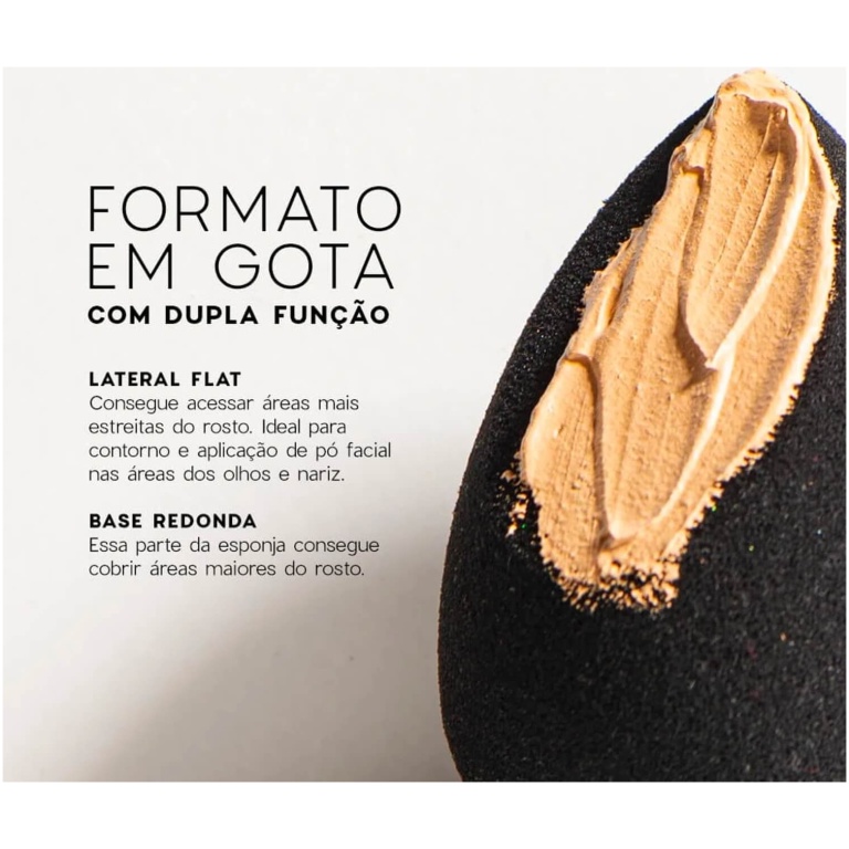 Esponja de Maquiagem Flat Drop Edition Océane - Imagem 4