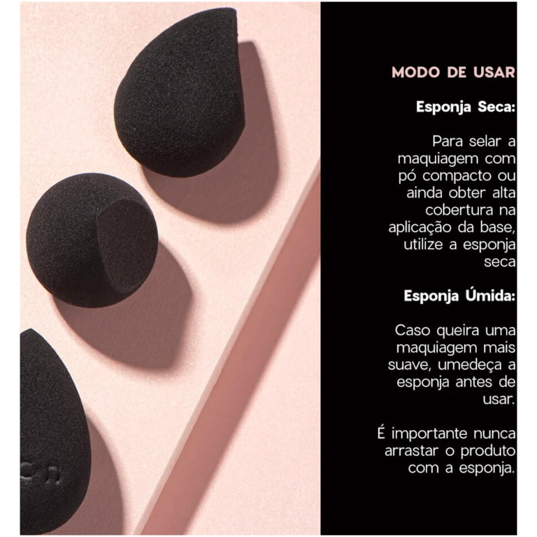 Esponja de Maquiagem Flat Drop Edition Océane - Imagem 5