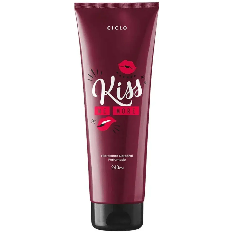 Loção Hidratante Corporal Kiss Me More Ciclo Cosméticos 240ml