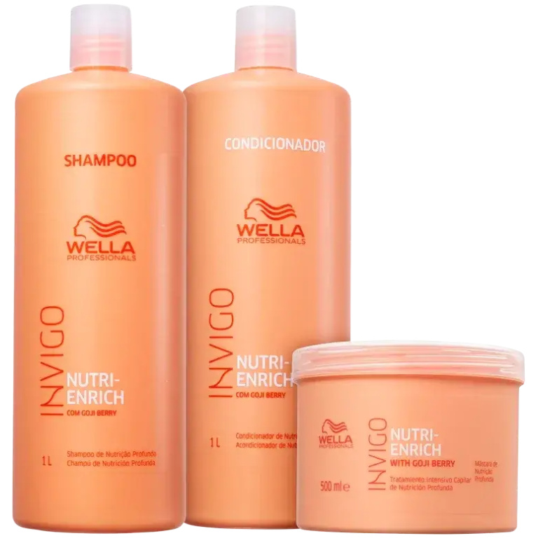 Kit Trio Salão Invigo Nutri-Enrich Wella Professionals