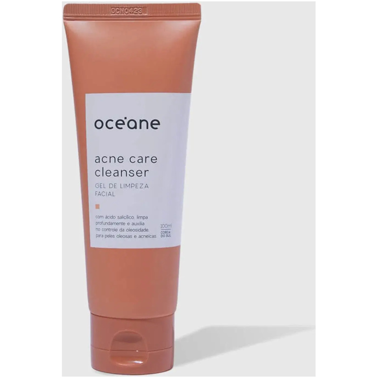 Gel de Limpeza Facial com Ácido Salicílico Acne Care Cleanser Océane 100ml
