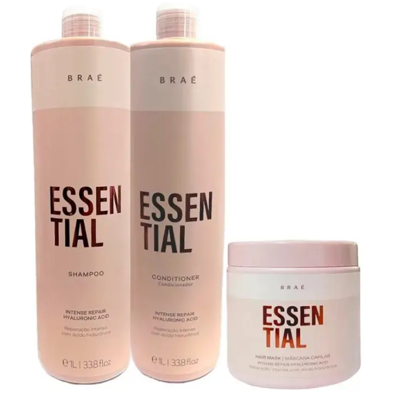 Kit Essential Trio Salão Braé (3 Produtos)