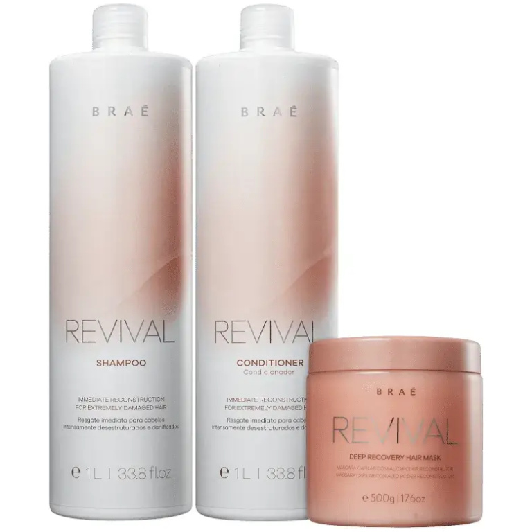 Kit Revival Trio Salão Braé (3 Produtos)