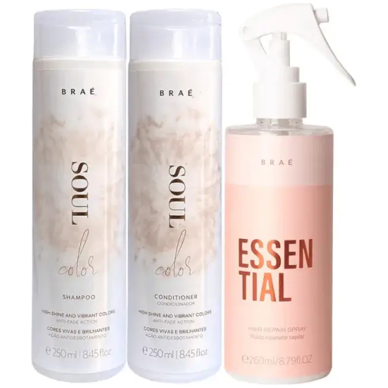 Kit Soul Color + Essential Trio Braé (3 Produtos)