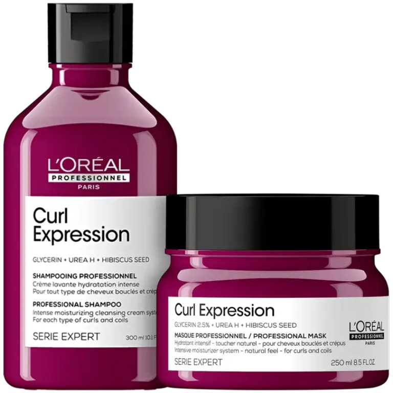 Kit shampoo 300ml + máscara capilar 250g Curl Expression L'Oréal Professionnel