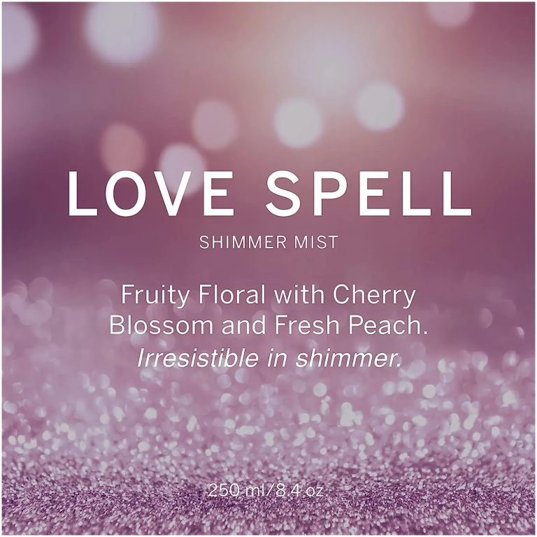 Body Splash Love Spell Shimmer Victoria's Secret 250ml - Imagem 2