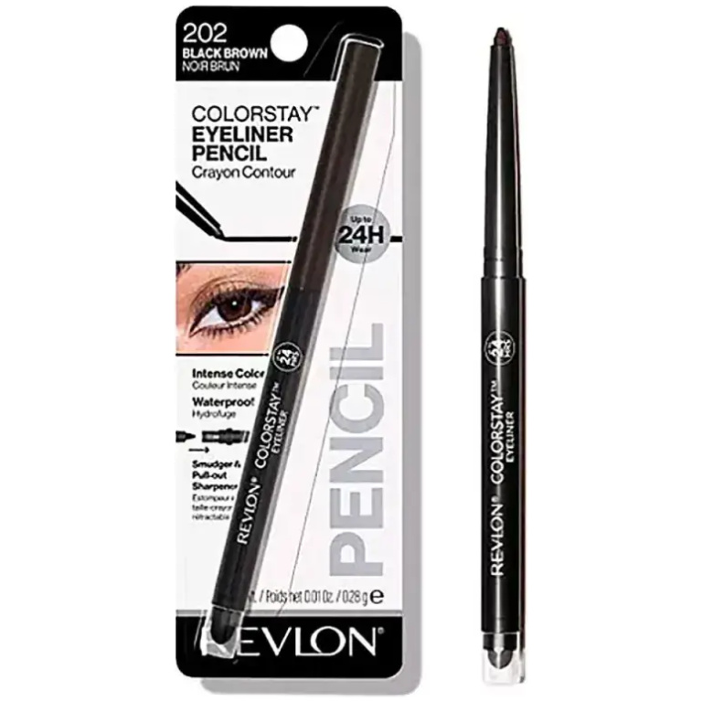 Lápis de Olho ColorStay Black Brown 202 Revlon 0,28g