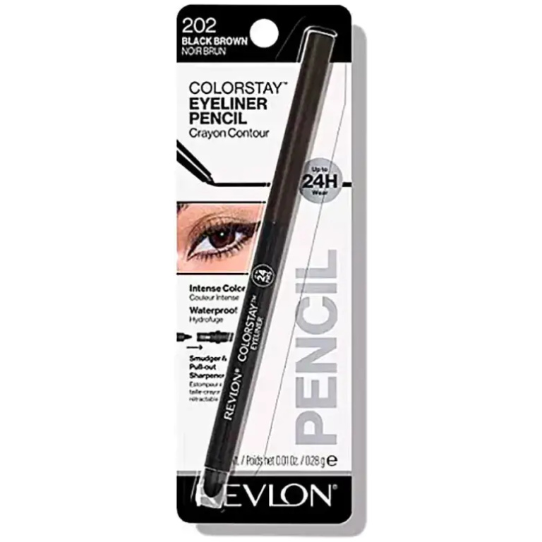Lápis de Olho ColorStay Black Brown 202 Revlon 0,28g - Imagem 2