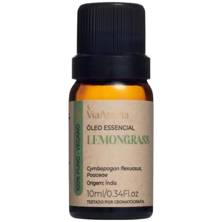 Óleo Essencial Lemongrass Via Aroma 10ml