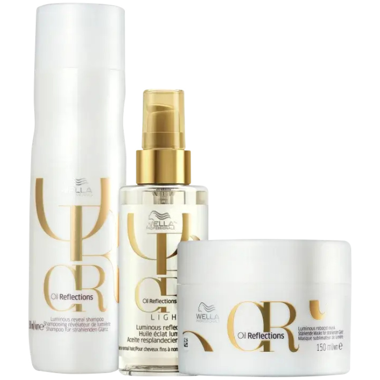 Kit Oil Reflections Light Wella Professionals (3 Produtos)