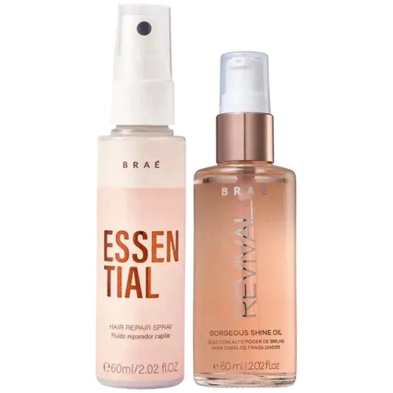 Kit Mini Essential + Óleo Capilar Revival Braé (2 Produtos)