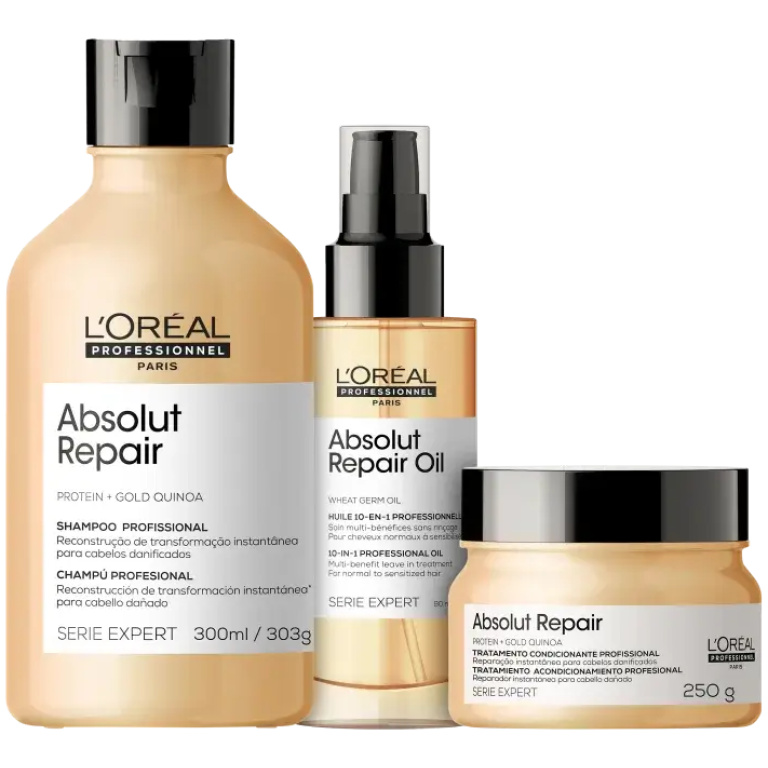 Kit Absolut Repair L'Oréal Professionnel (3 Produtos)