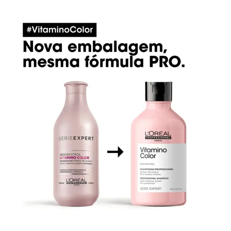 Shampoo Serie Expert Vitamino Color L'Oréal Professionnel 300ml - Imagem 2