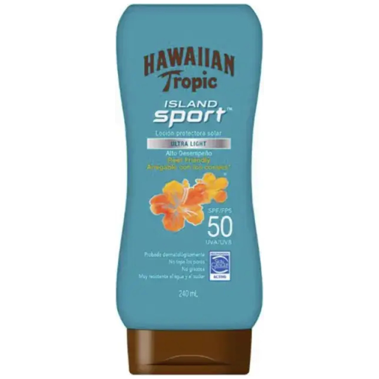 Protetor Solar Corporal Island Sport Lotion FPS 50 Hawaiian Tropic 240ml