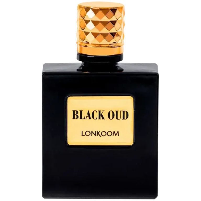 Perfume Masculino Black Oud For Men Lonkoom Eau de Toilette 100ml