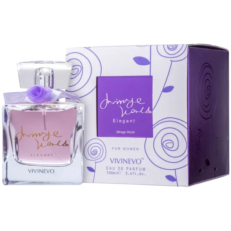 Perfume Feminino Mirage World Elegant Vivinevo Eau de Parfum 100ml - Imagem 2