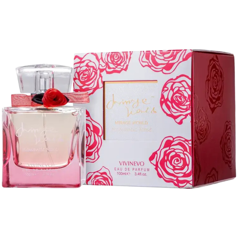 Perfume Feminino Mirage World Romantic Rose Vivinevo Eau de Parfum 100ml - Imagem 2