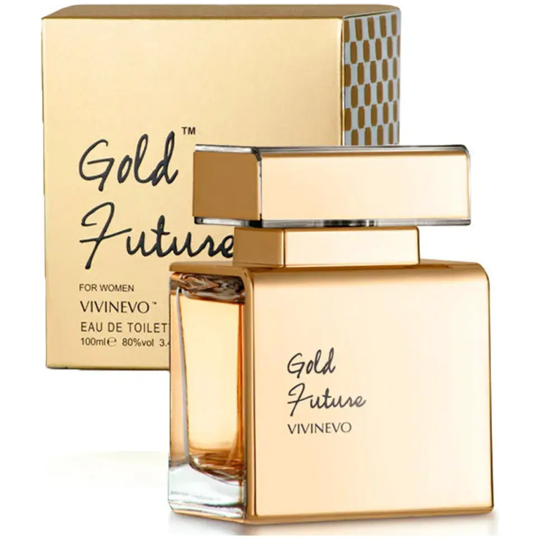 Perfume Feminino Gold Future Vivinevo Eau de Toilette 100ml - Imagem 2