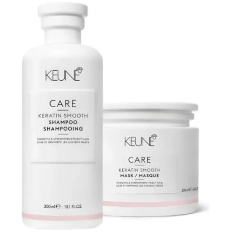 Kit Keratin Smooth Reconstrução Profunda Keune Care (2 Produtos)