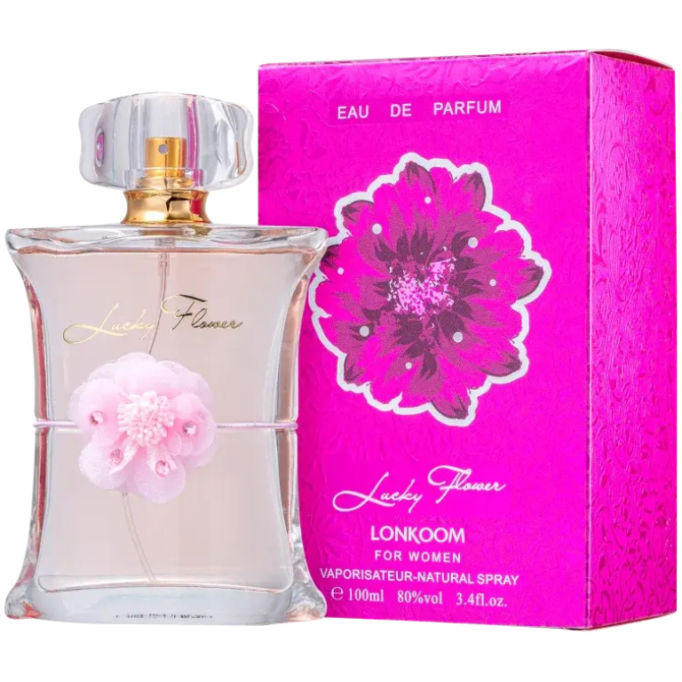 Perfume Feminino Lucky Flower Lonkoom Eau de Parfum 100ml - Imagem 2
