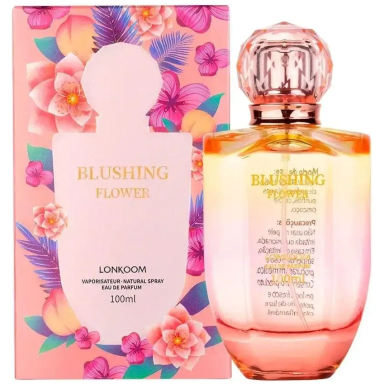 Perfume Feminino Blushing Flower Lonkoom Eau de Parfum 100ml - Imagem 2