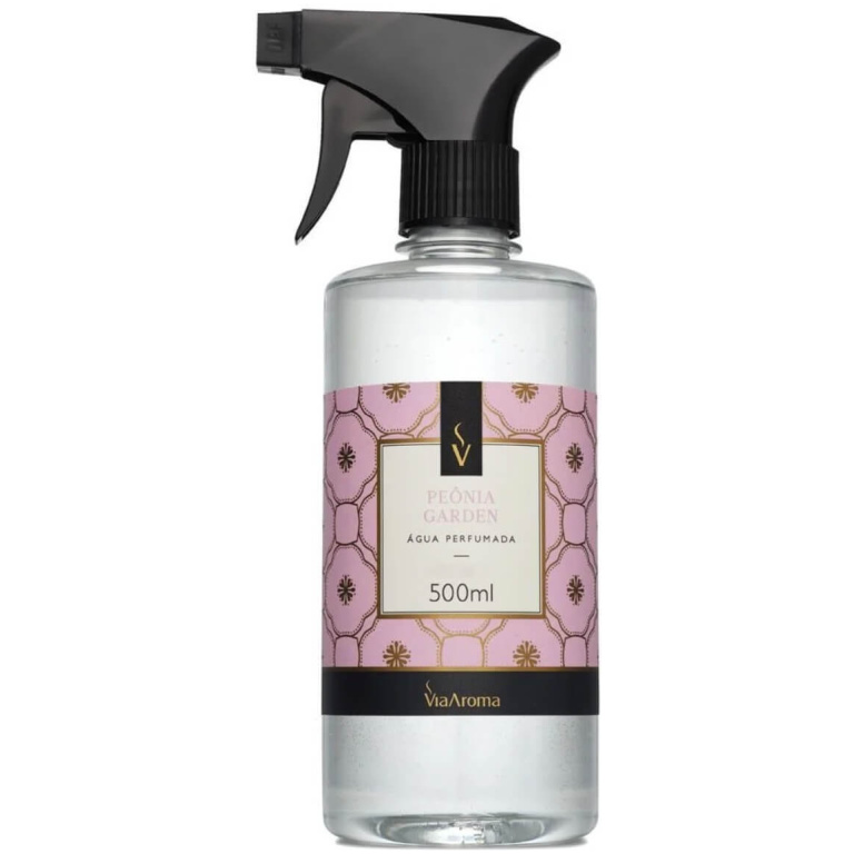 Água Perfumada Peônia Garden Via Aroma 500ml