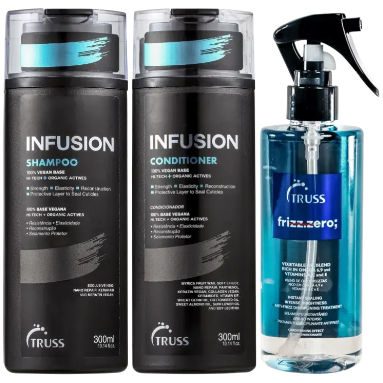 Kit Infusion Frizz Zero Truss (3 Produtos)