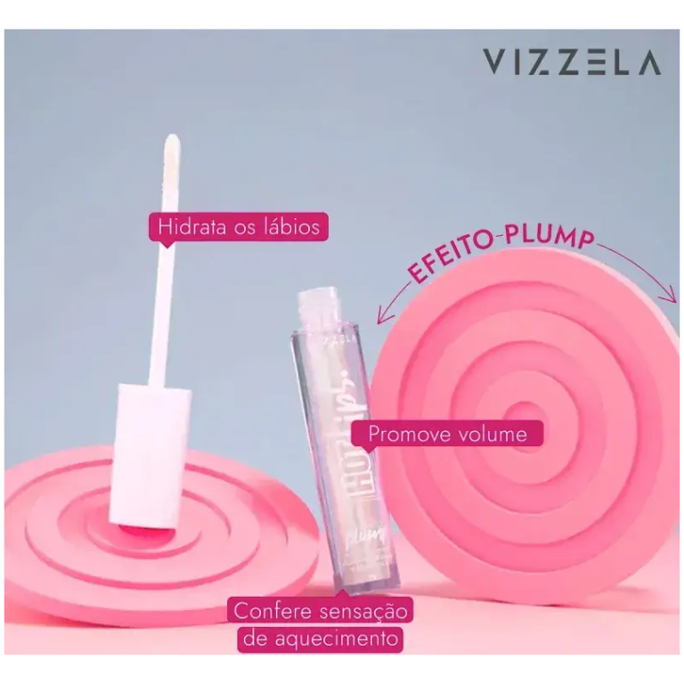 Gloss Labial Hot Lips Tint Vizzela 4g - Imagem 3