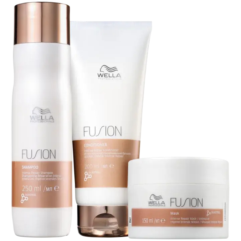 Kit Home Care Fusion Trio Wella Professionals (3 Produtos)