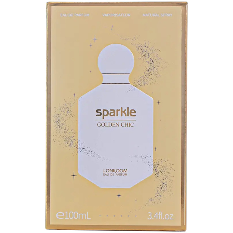 Perfume Feminino Sparkle Golden Chic Lonkoom Eau de Parfum 100ml - Imagem 2