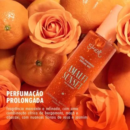 Perfume Mist Spray Corporal Amalfi Sunset Skelt 100ml - Imagem 4