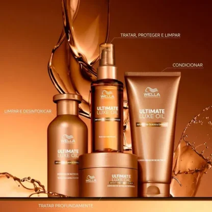 Shampoo Ultimate Luxe Oil Wella Professionals 250ml - Imagem 3
