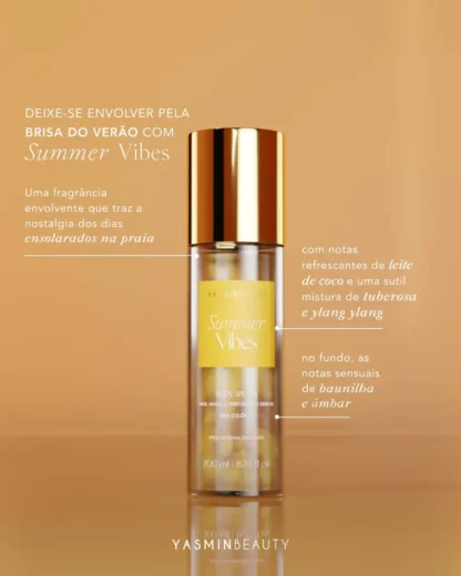 Body Splash Summer Vibes Yasmin Beauty 200ml - Imagem 2