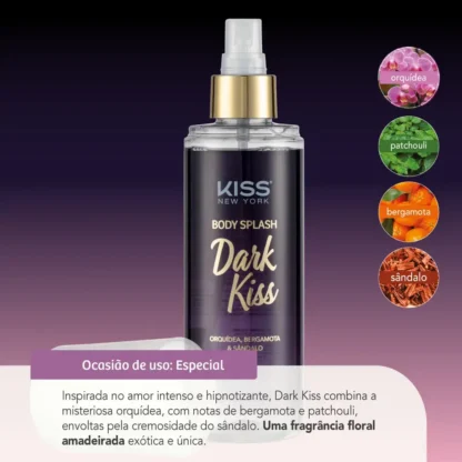 Body Splash Seduction Dark Kiss New York 200ml - Imagem 2