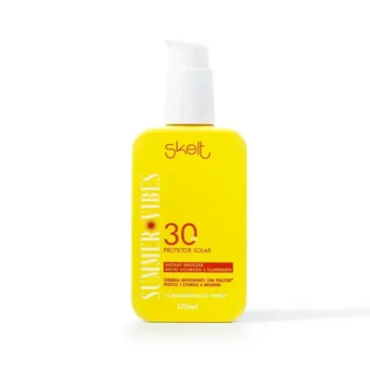 Protetor Solar com Instant Bronzer FPS 30 Summer Vibes Skelt 170ml