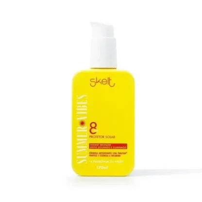 Protetor Solar com Instant Bronzer FPS 8 Summer Vibes Skelt 170ml