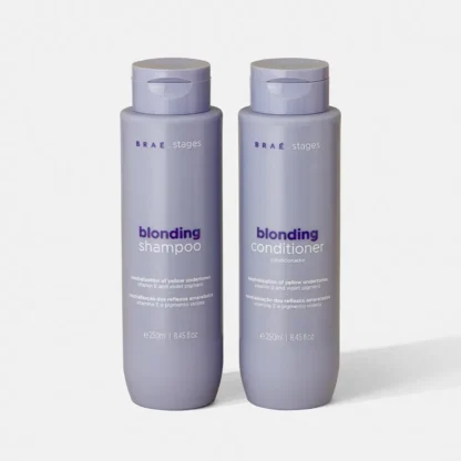 Kit Shampoo 250ml + Condicionador 250ml Blonding Stages Braé