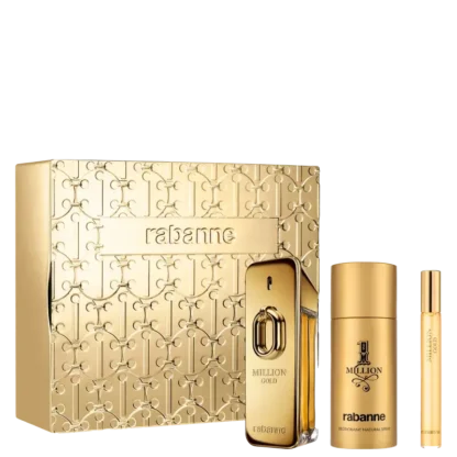Kit Masculino Million Gold Rabanne Eau de Parfum Intense 100ml