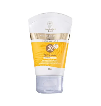 Protetor Solar Facial Antipoluição FPS 30 Australian Gold 50g