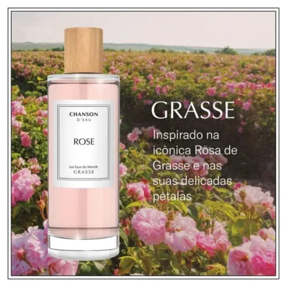 Perfume feminino Rose Chanson d'Eau Eau de Toilette 100ml - Imagem 3